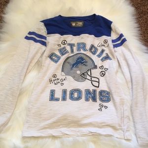 Girls Detroit Lions long sleeved tee
